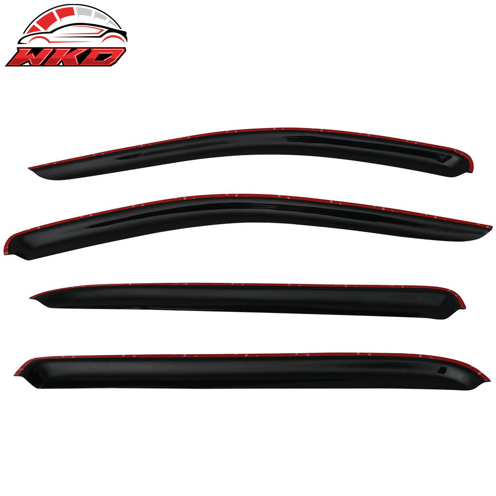 Fits 06-09 Dodge Ram 1500 2500 3500 Mega Extended Cab Window Visor Rain Guard