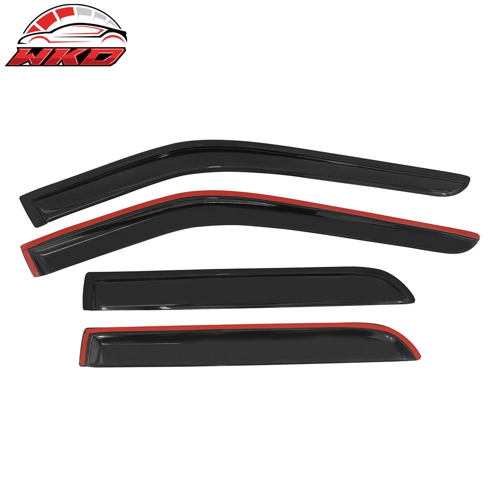 Fits 11-19 Ford Explorer Acrylic Wind Deflectors Rain Guards Window Visors 4Pcs