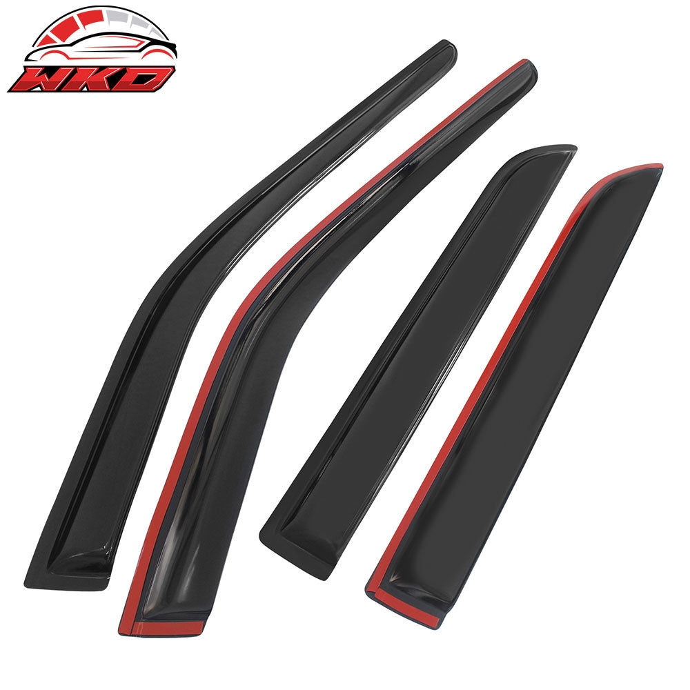 Fits 11-19 Ford Explorer Acrylic Wind Deflectors Rain Guards Window Visors 4Pcs