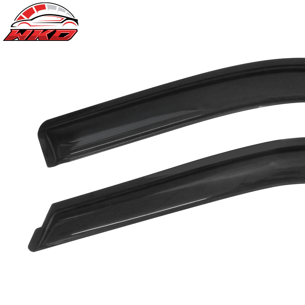 Fits 15-25 Ford F-150/17-25 F250-F450 Standard Cab Rain Window Visors Acrylic