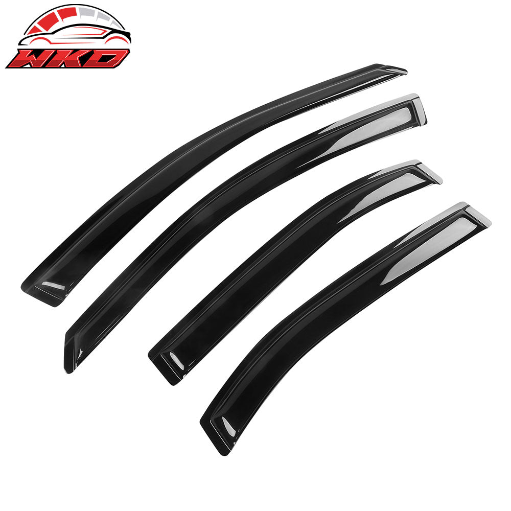 Fits 06-12 Ford Fusion Lincoln MKZ Window Visor Sun Rain Guard Deflector 4PC Set