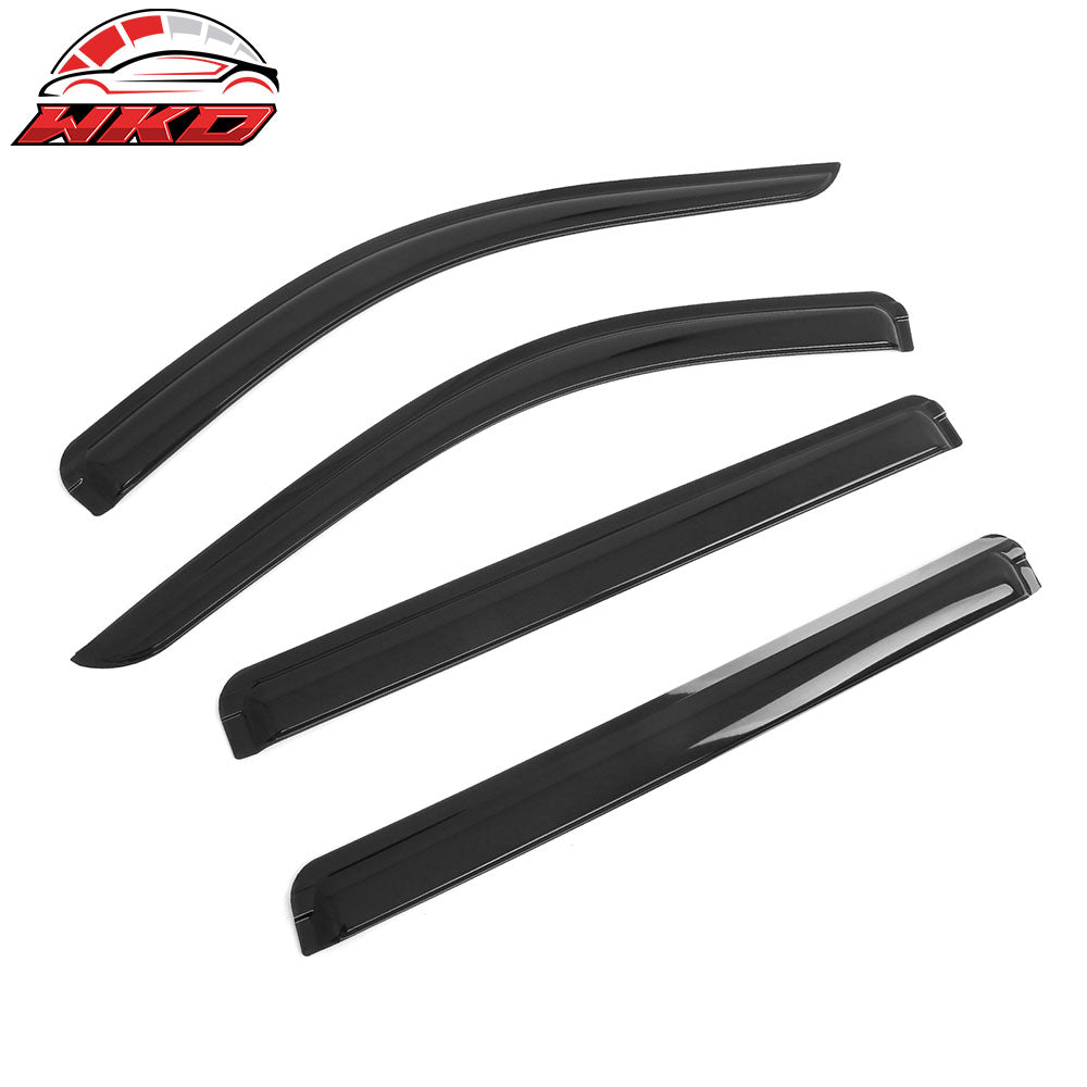 Fits 21-25 Chevy Suburban & GMC Yukon Tape on Window Visors Rain Sun Deflectors