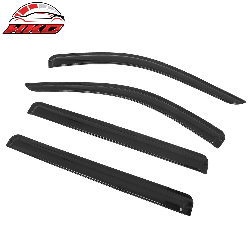 Fits 21-25 Chevy Suburban & GMC Yukon Tape on Window Visors Rain Sun Deflectors