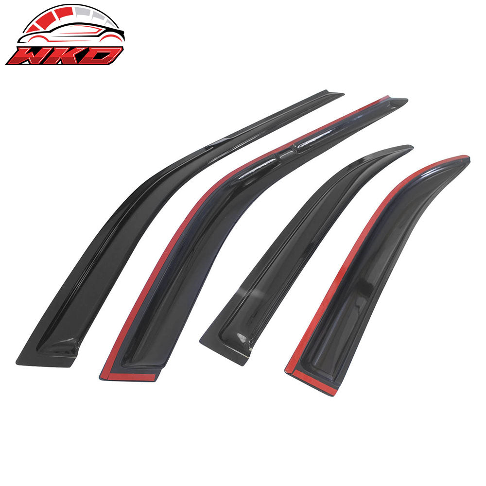 Fits 90-93 Honda Accord 4Dr Acrylic Window Visors Rain Guard Deflector Vent 4PCS