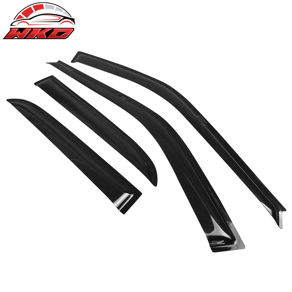 Fits 90-93 Honda Accord 4Dr Acrylic Window Visors Rain Guard Deflector Vent 4PCS