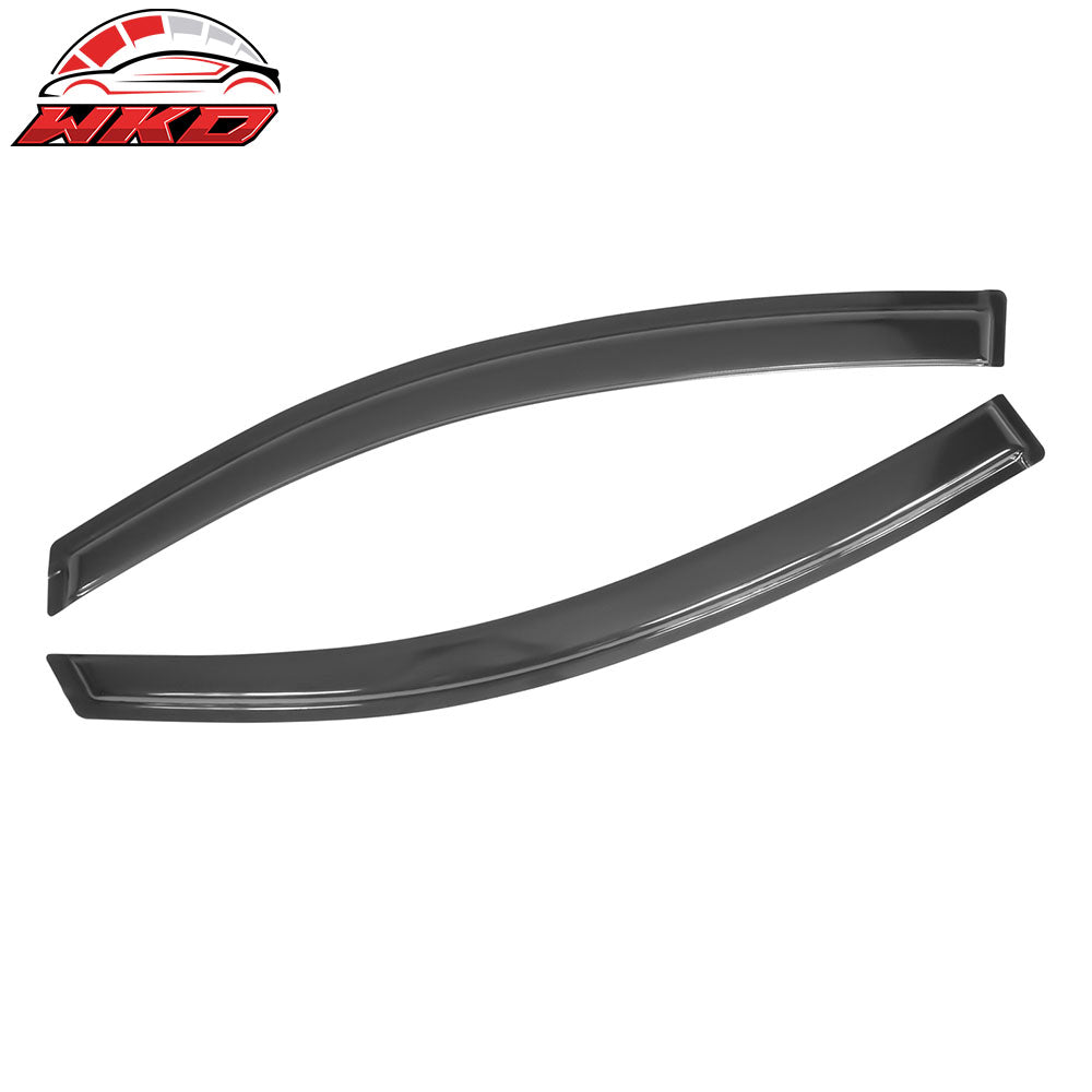 Fits 12-15 Honda Civic Coupe Window Visors Acrylic Sun Guard Rain Deflector 2PC