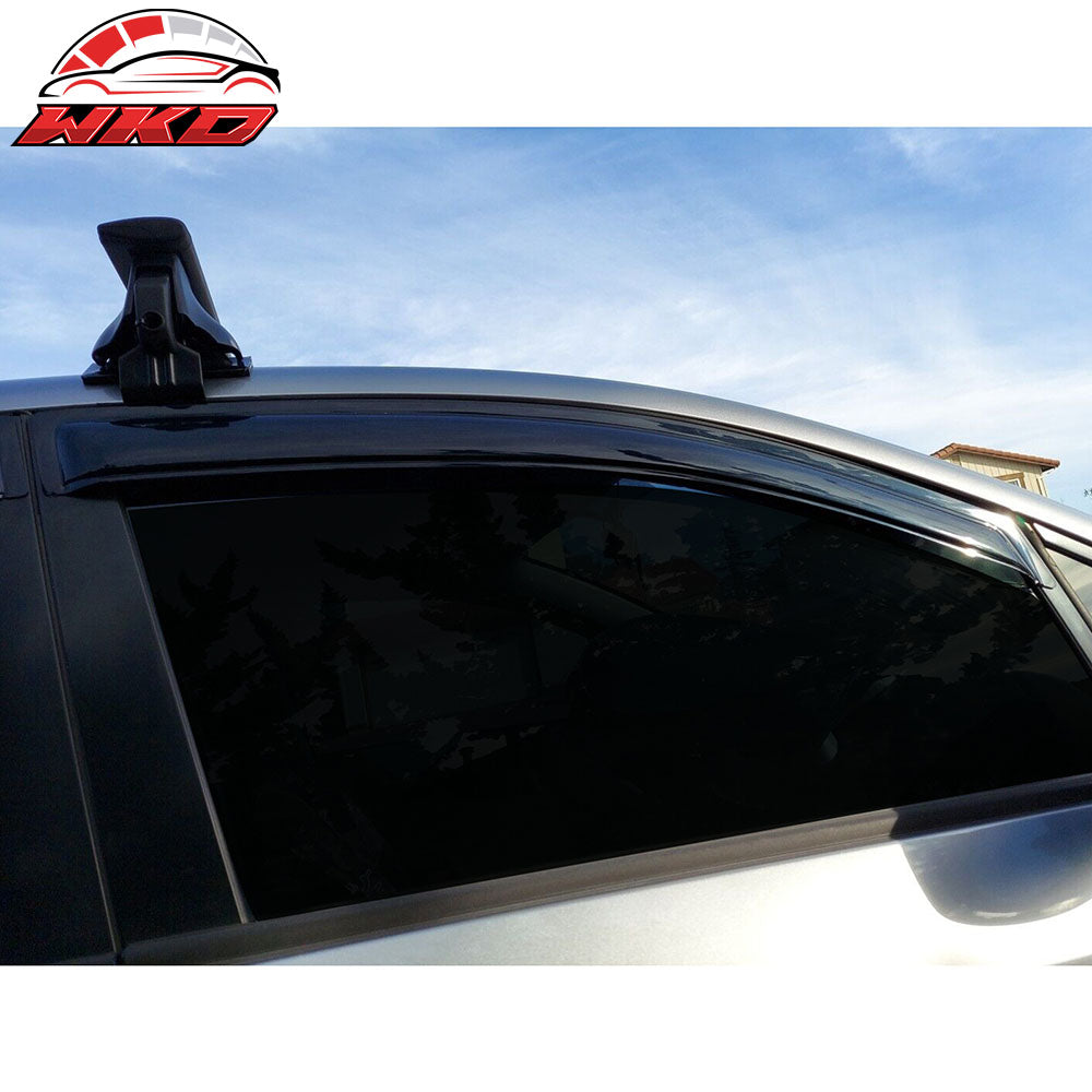 Fits 07-08 Honda Fit GE Acrylic Window Visors 4Pc Set