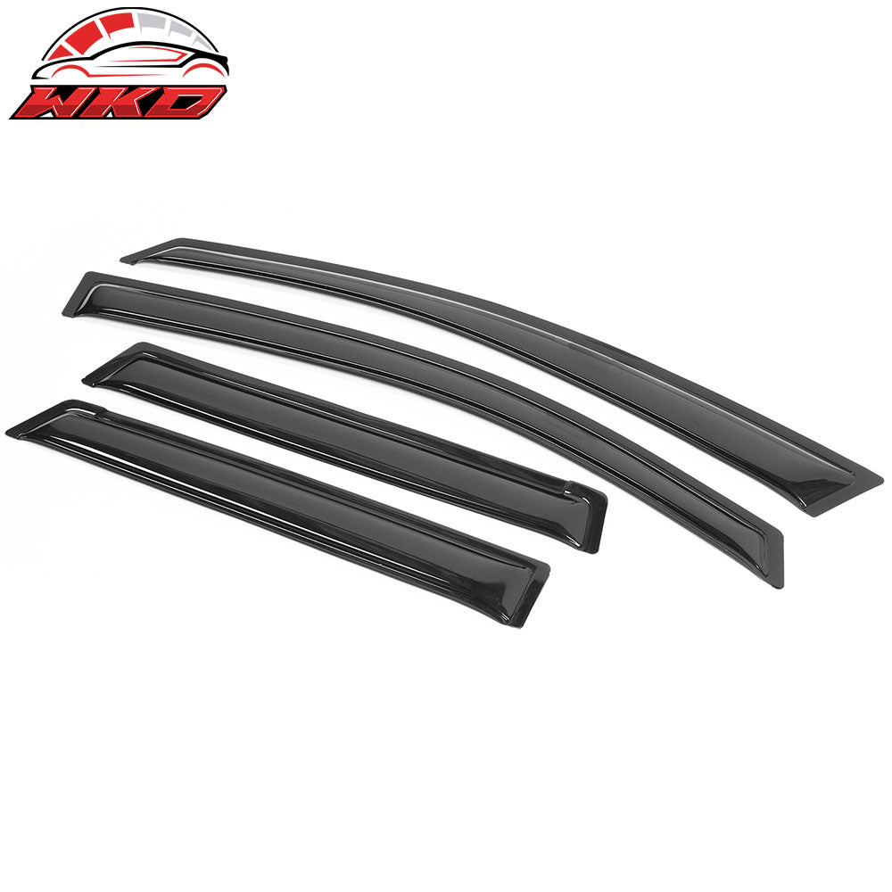 Fits 07-08 Honda Fit GE Acrylic Window Visors 4Pc Set