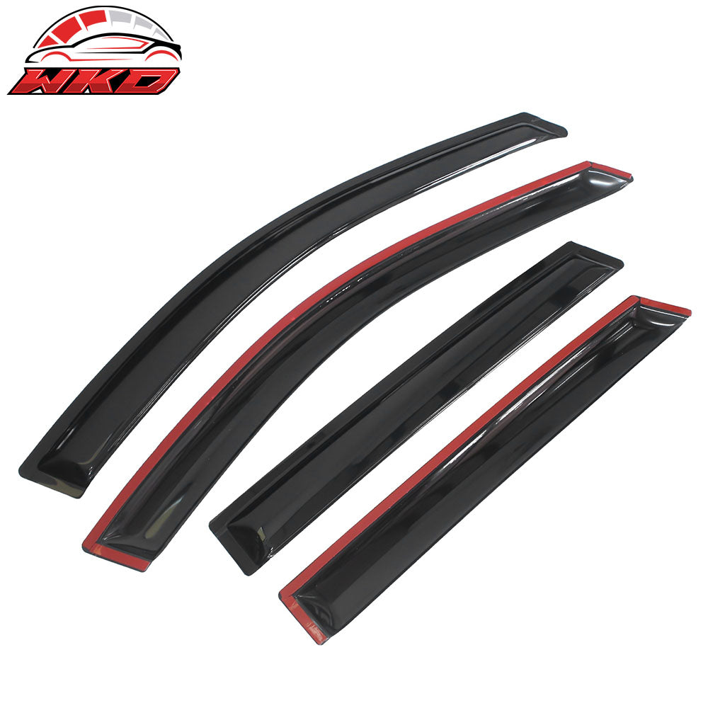 Fits 13-18 Hyundai Santa Fe DM (Excludes XL Models) Acrylic Window Visors 4Pc