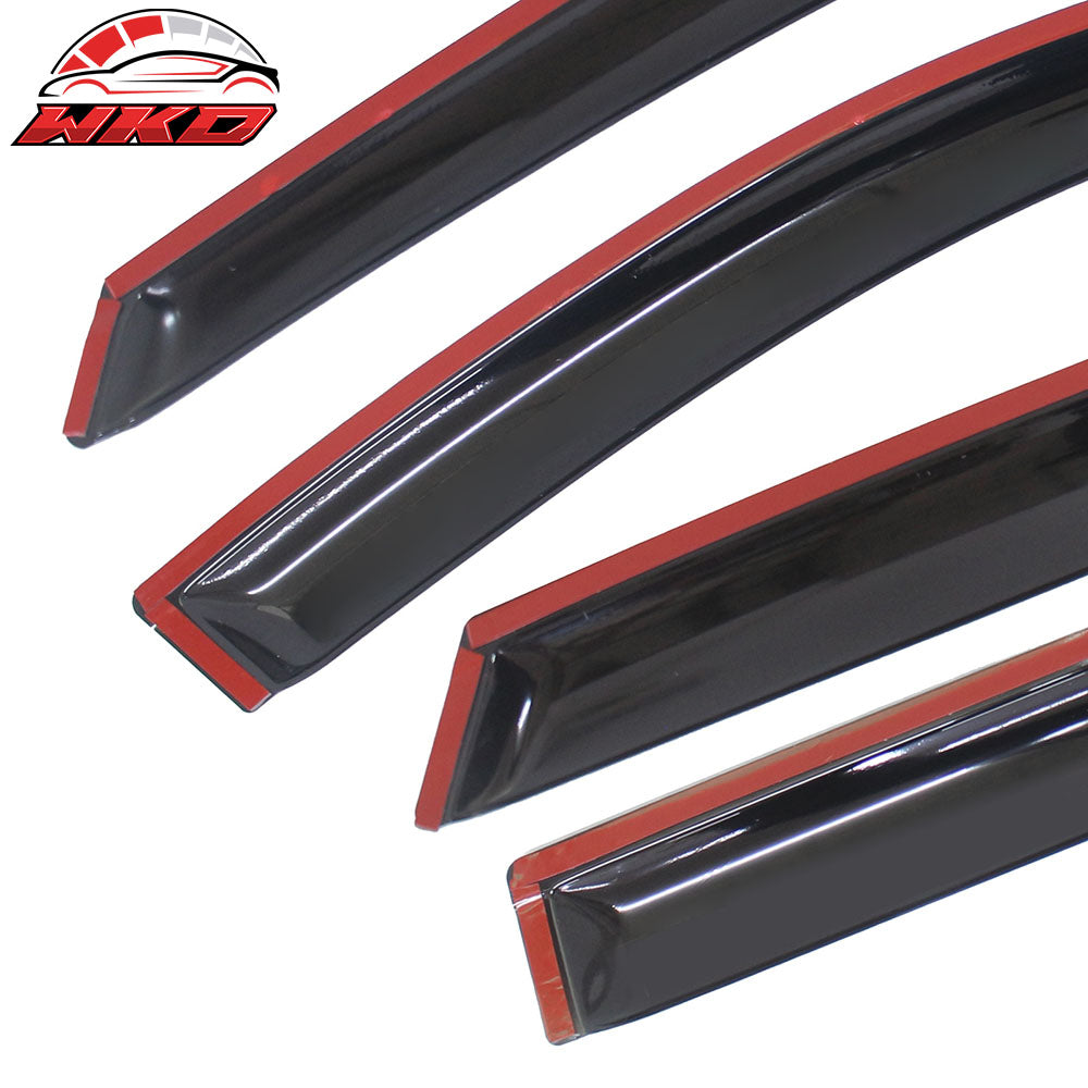 Fits 13-18 Hyundai Santa Fe DM (Excludes XL Models) Acrylic Window Visors 4Pc