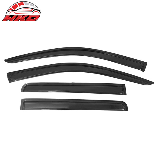 2007-17 Jeep Compass Acrylic 4PC Window Visor Sun Guard Rain Deflector Tape-On | Wholesale