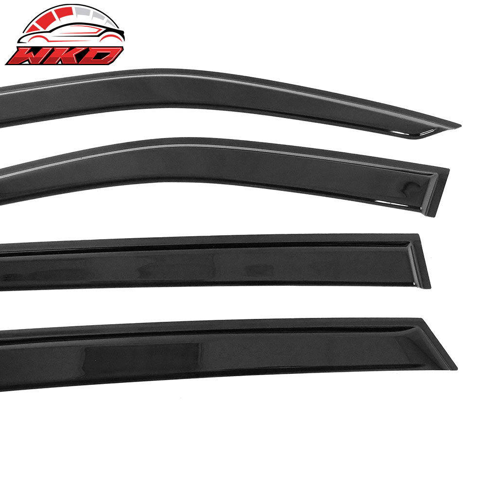 Fits 21-25 Kia Sorento Acrylic Slim Window Visors Rain Guard Vent Sun Shade 4PCS