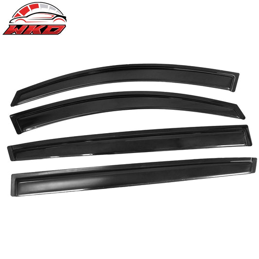 2011-16 Kia Sportage Acrylic Window Visors Sun Guard Rain Deflector 4Pc Set | Wholesale - Wikond Auto