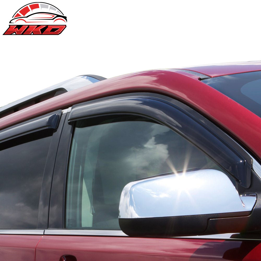 Fits 05-10 Kia Sportage Window Visors Acrylic Sun Shade Rain Guard 4PC Set