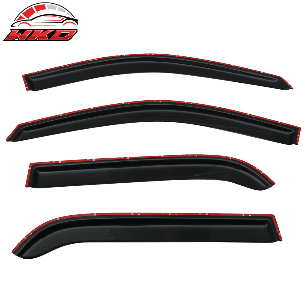 Fits 05-10 Kia Sportage Window Visors Acrylic Sun Shade Rain Guard 4PC Set