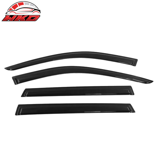 2020-25 Kia Telluride 4DR Acrylic Slim Window Visors Sun Rain Guards 4PCS Set | Wholesale