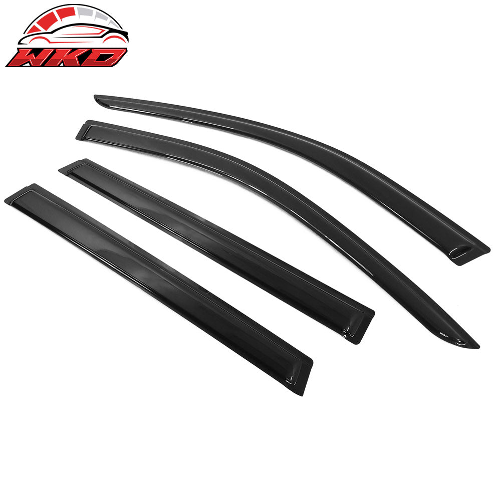 Fits 20-25 Kia Telluride 4DR Acrylic Slim Window Visors Sun Rain Guards 4PCS Set