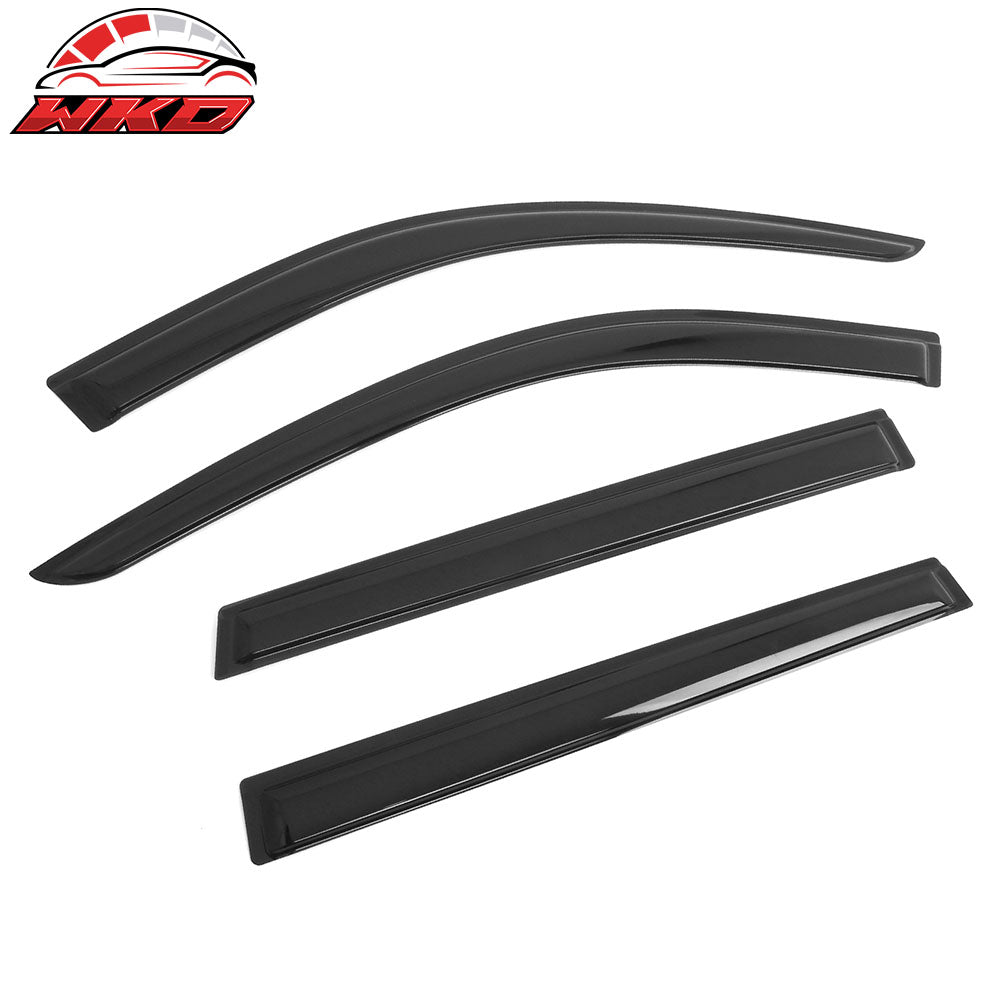 Fits 20-25 Kia Telluride Tape on Window Visors Vent Rain Sun Guards Deflectors