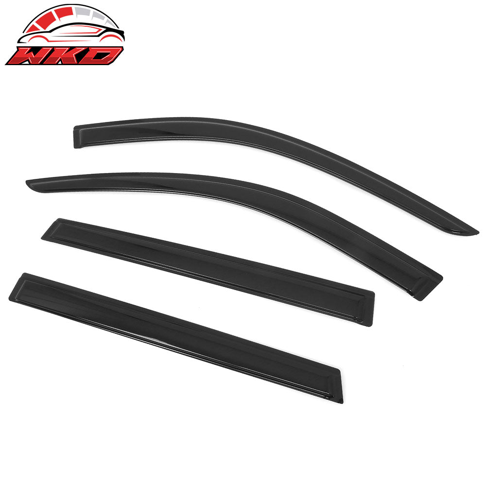 Fits 20-25 Kia Telluride Tape on Window Visors Vent Rain Sun Guards Deflectors