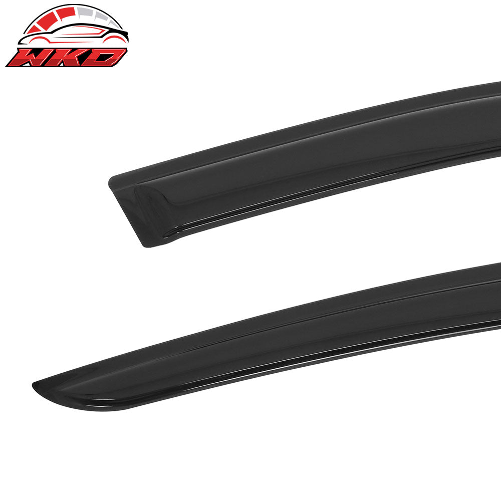 Fits 20-25 Kia Telluride Tape on Window Visors Vent Rain Sun Guards Deflectors