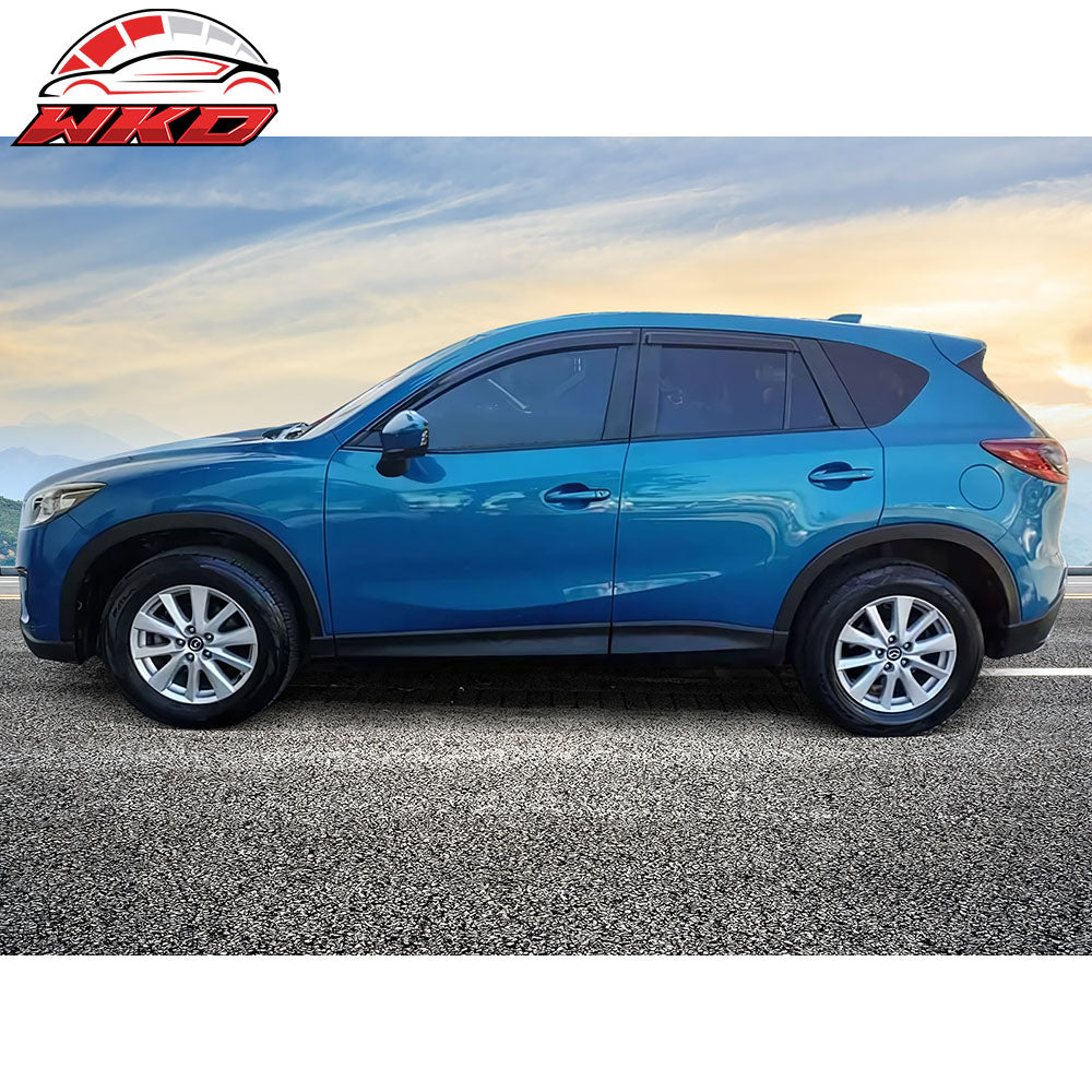 Fits 13-16 Mazda CX-5 Window Visor Acrylic Sun Rain Guard Deflector 4PC Set