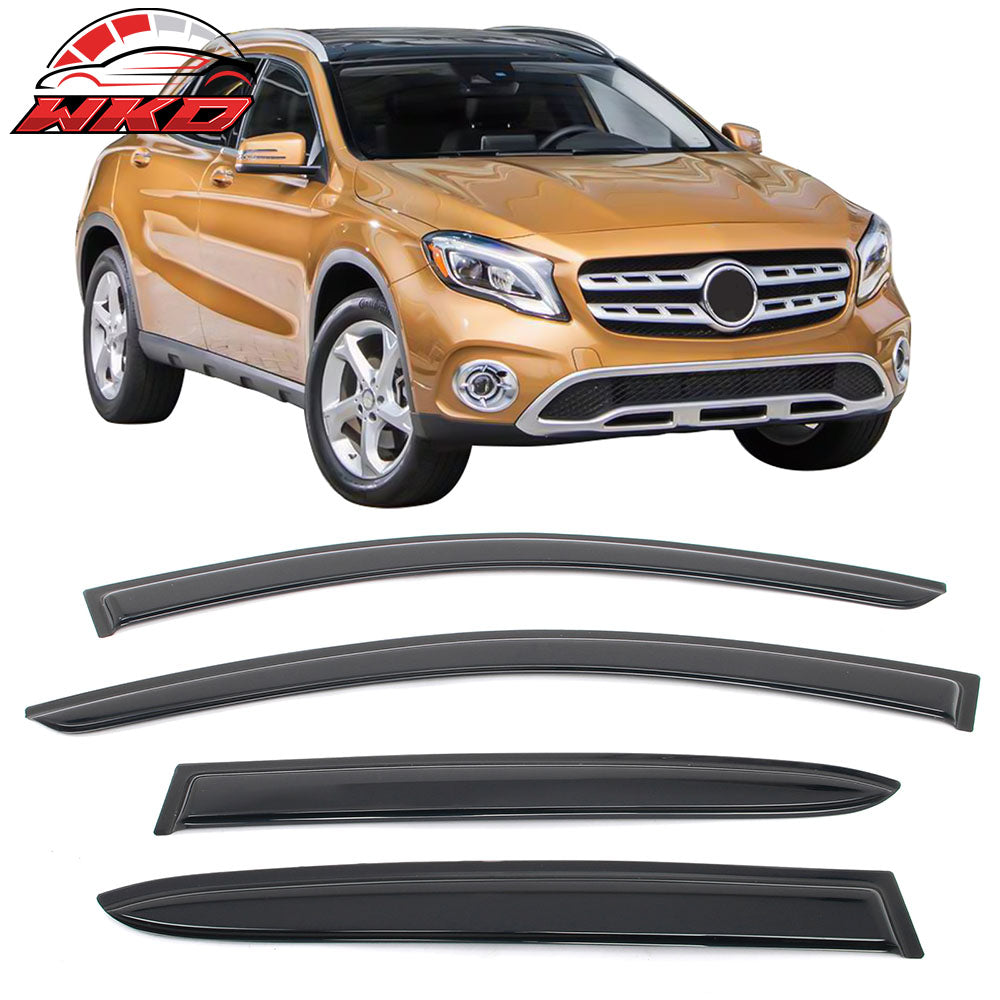 2015-20 Benz X156 GLA Class Window Visors Vent Sun Guards Deflectors Tape-On | Wholesale