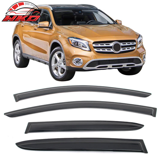 2015-20 Benz X156 GLA Class Window Visors Vent Sun Guards Deflectors Tape-On | Wholesale