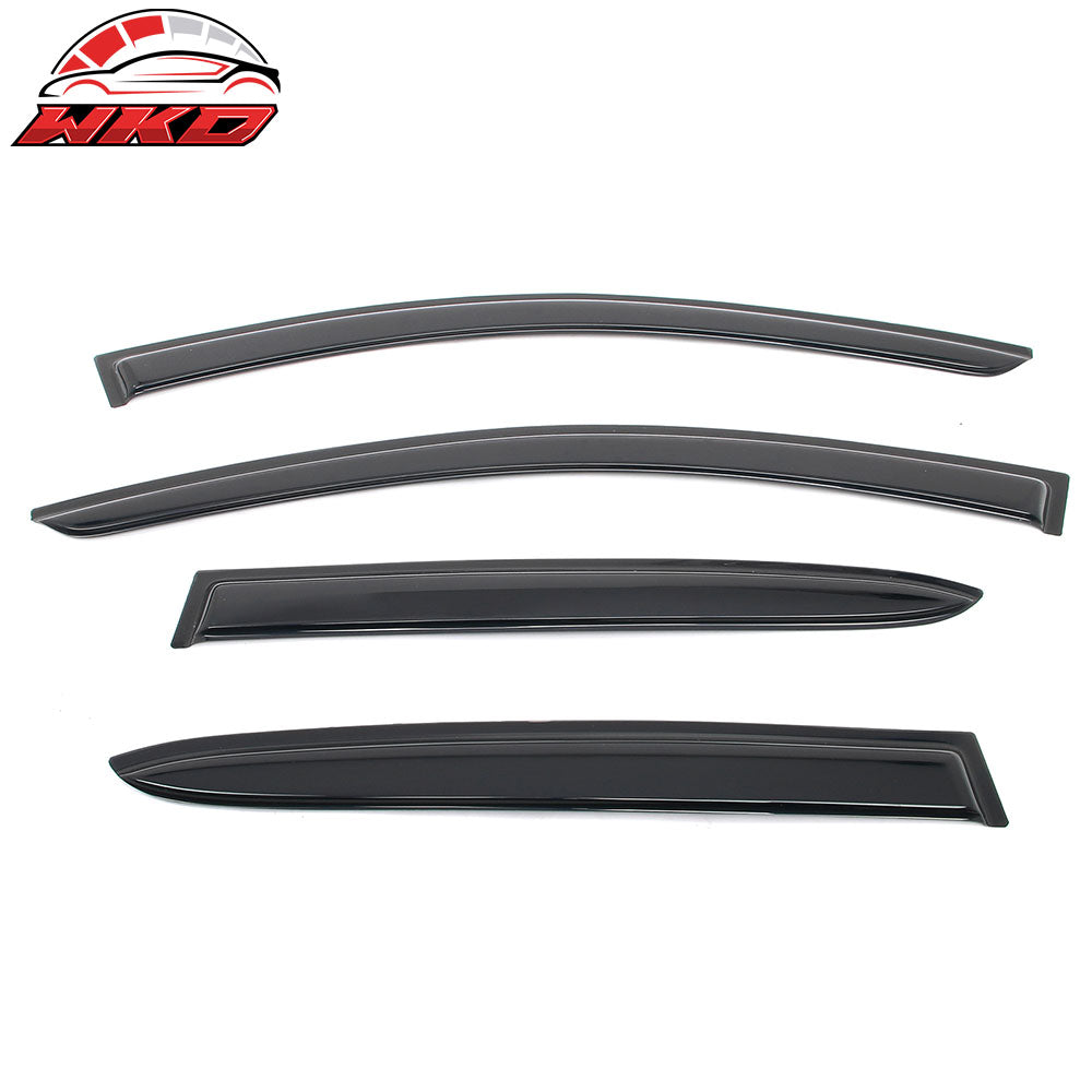 Fits 15-20 Benz X156 GLA Class Window Visors Vent Sun Guards Deflectors Tape-On