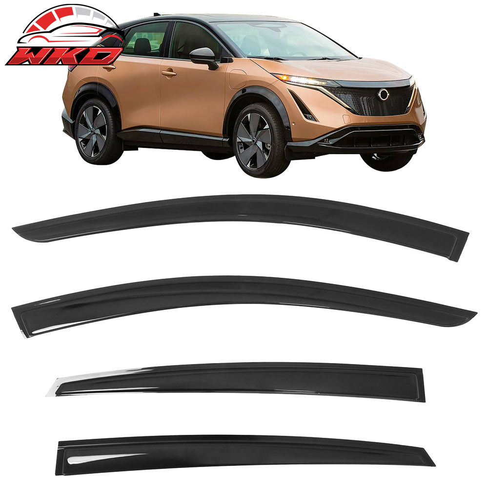 2023-25 Nissan ARIYA Window Visors Vent Rain Wind Sun Guard Deflector Tape-On | Wholesale
