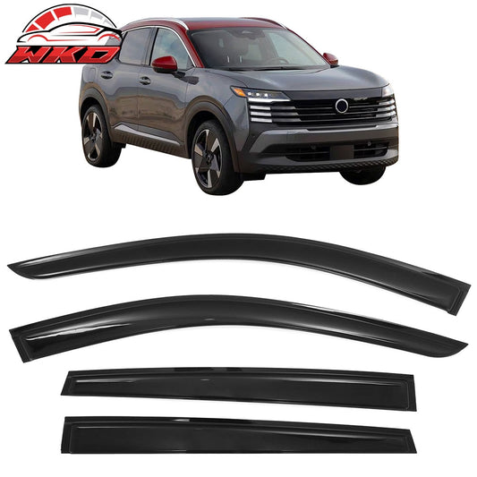 2025-2026 Nissan Kicks Window Visors Vent Rain Wind Sun Guards Deflector Tape-On | Wholesale