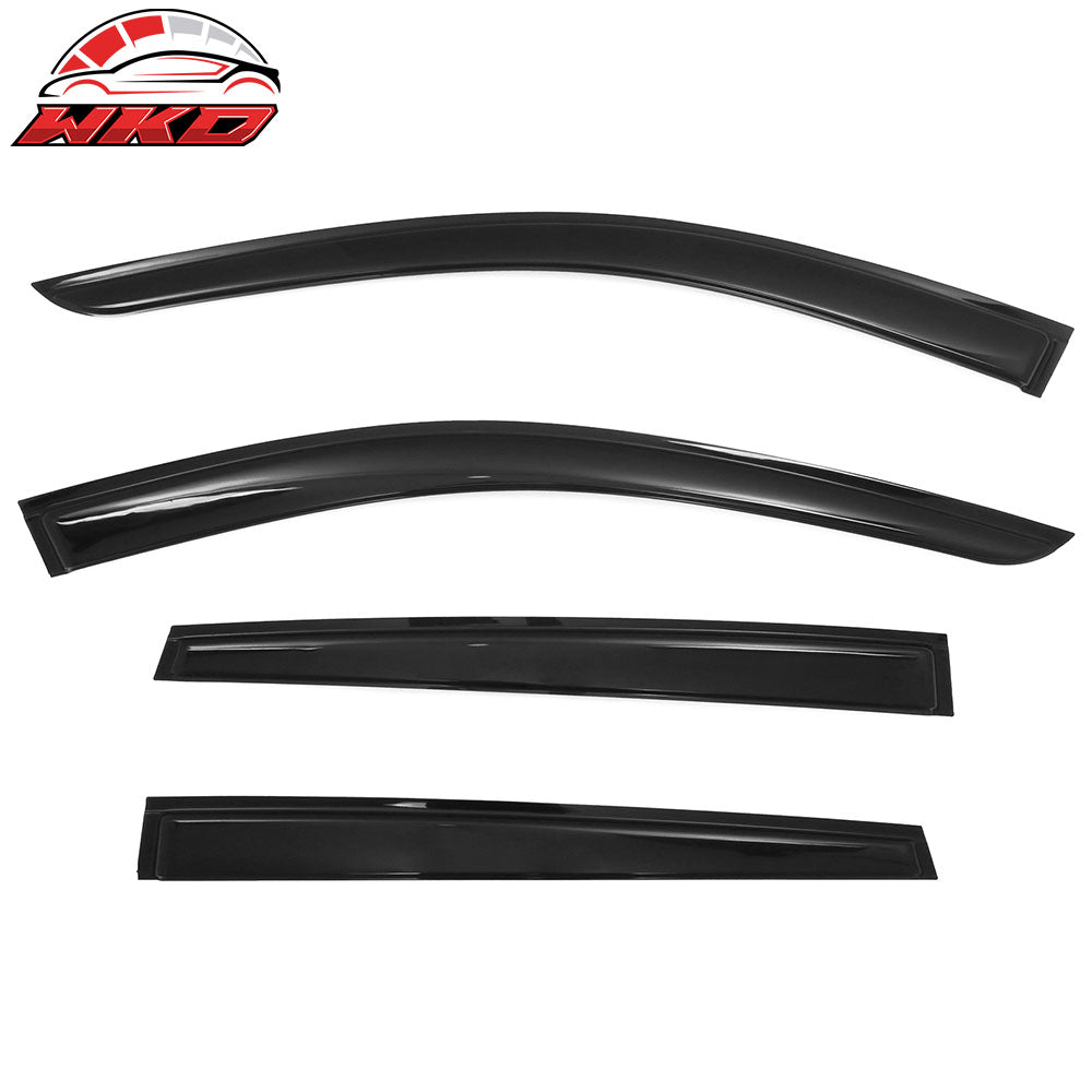 Fits 2025 Nissan Kicks Window Visors Vent Rain Wind Sun Guards Deflector Tape-On