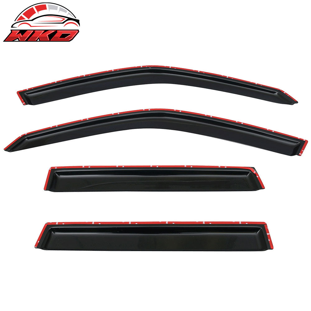 Fits 09-13 Subaru Forester Acrylic Window Visor Vent Rain Guard Deflector 4Pcs