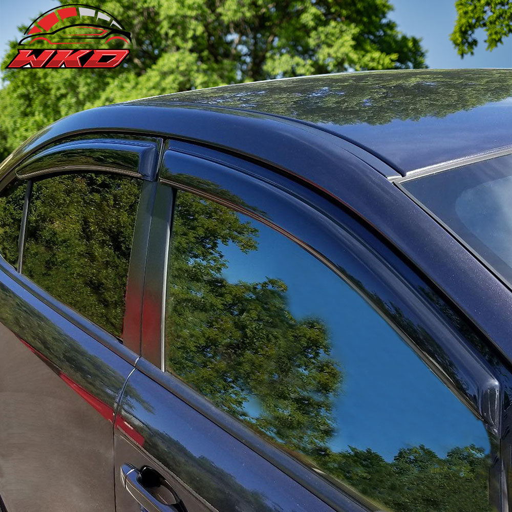 Fits 12-16 Subaru Impreza & 15-21 WRX STI 4PCS Window Visors Vent Rain Sun Shade