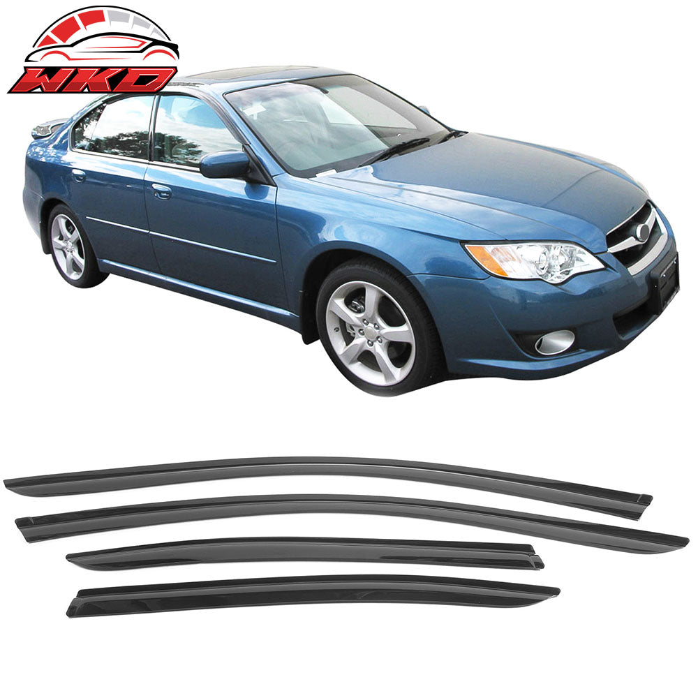 2005-06 Subaru Outback Legacy Acrylic Window Visors 4PC Rain Guard Deflector | Wholesale