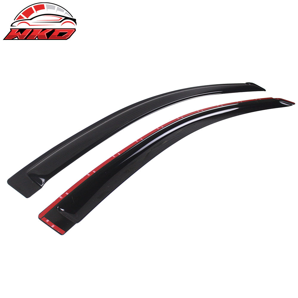 Fits 05-10 Scion TC Acrylic Smoke Window Visor Vent Sun Rain Deflector Guard 2PC