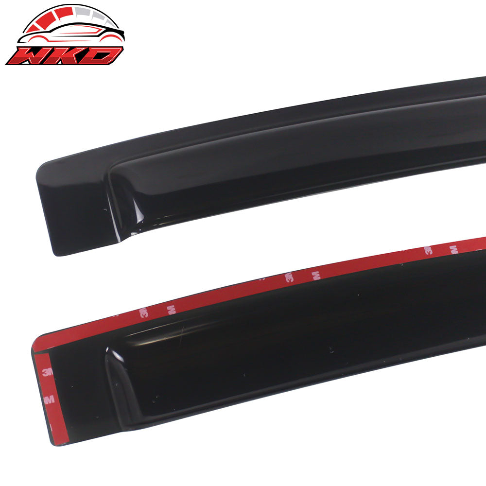 Fits 05-10 Scion TC Acrylic Smoke Window Visor Vent Sun Rain Deflector Guard 2PC