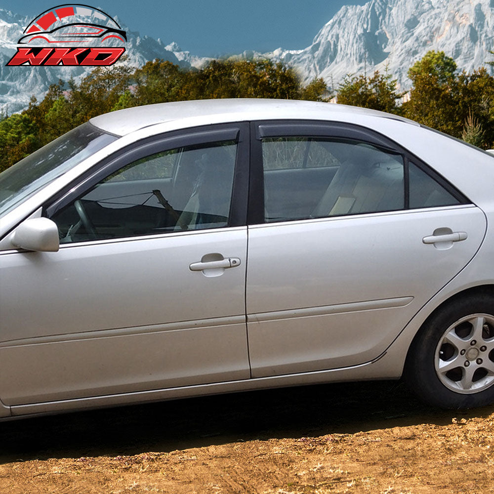 Fits 02-06 Toyota Camry Window Visors Acrylic Sun Guard Rain Deflectors 4PCS