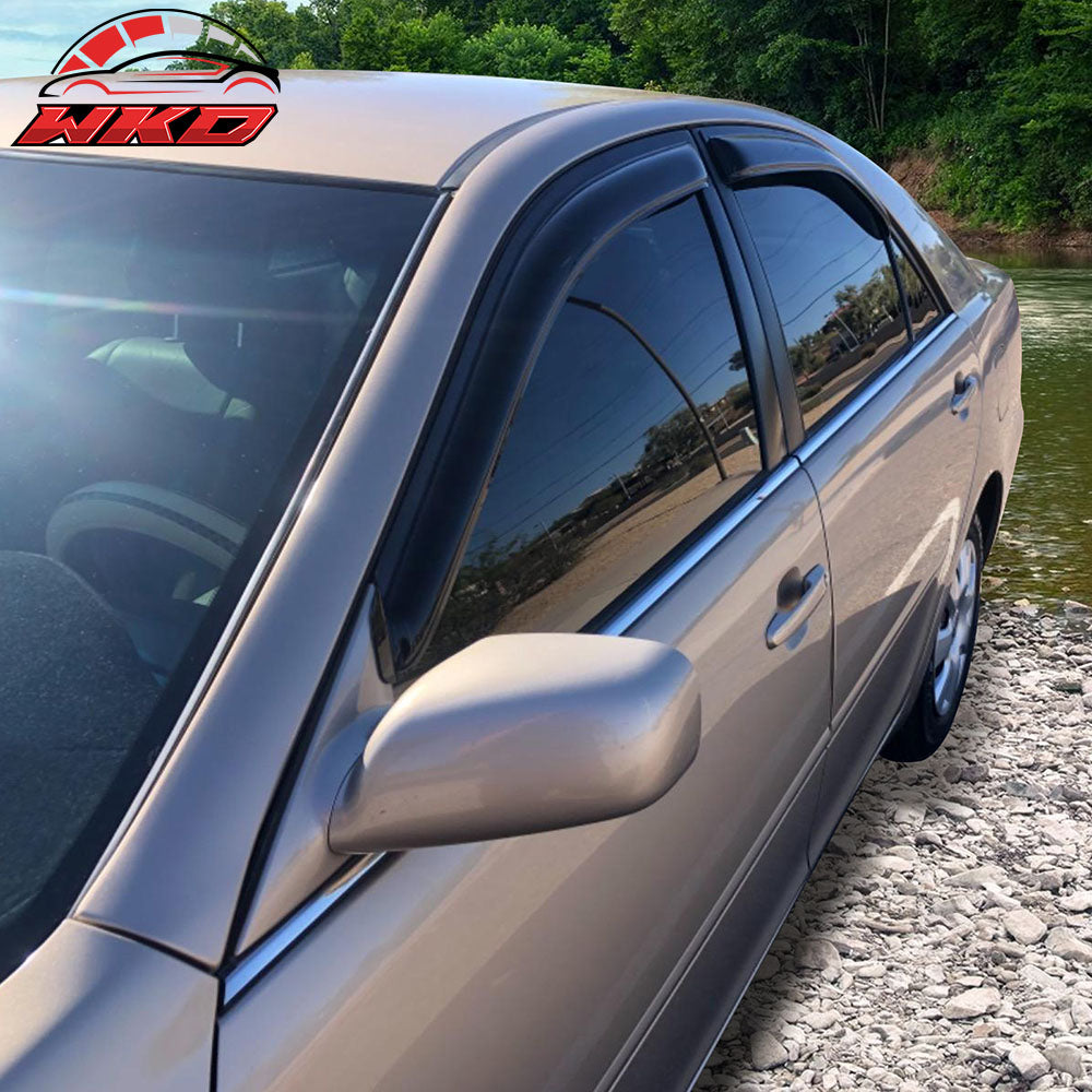 Fits 02-06 Toyota Camry Window Visors Acrylic Sun Guard Rain Deflectors 4PCS
