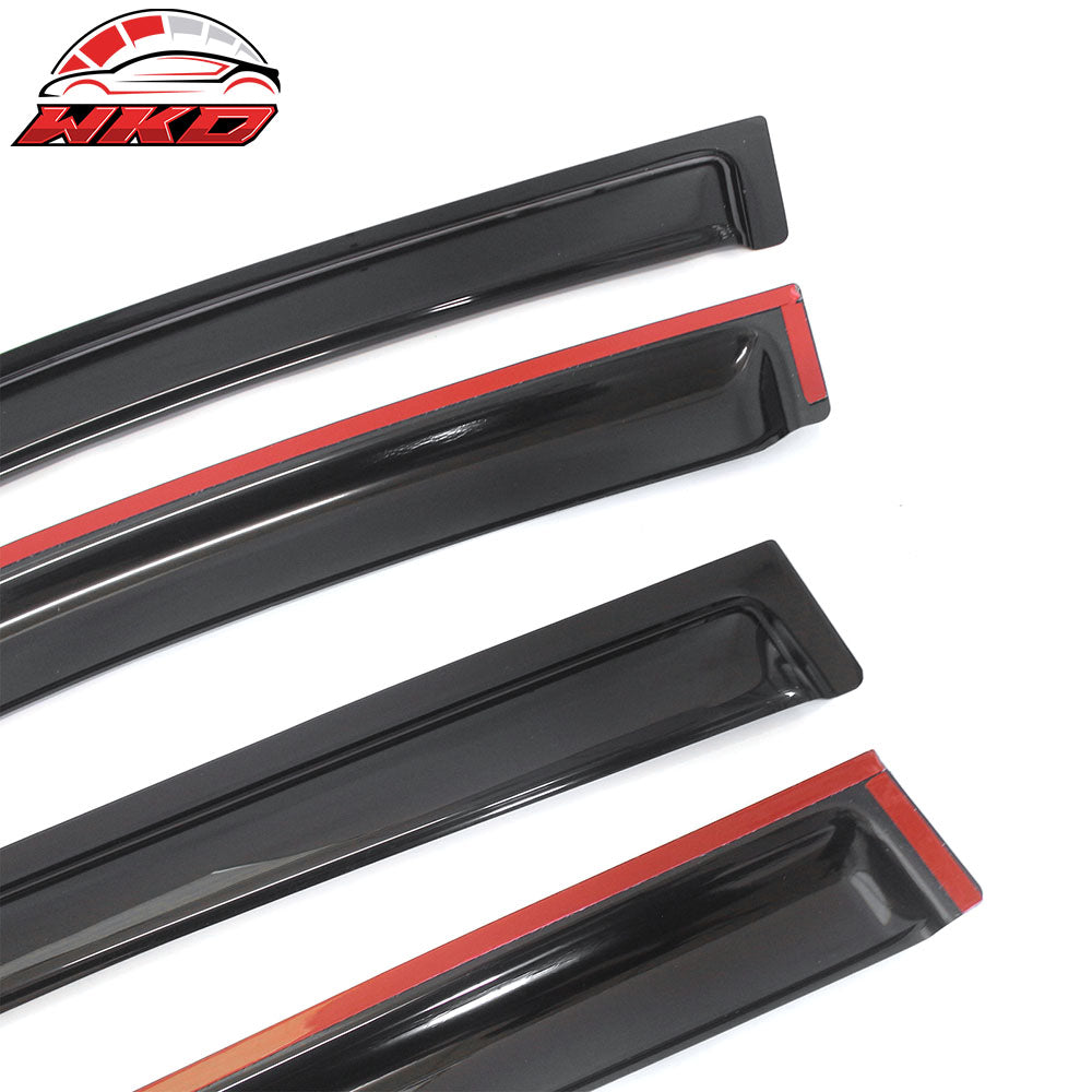 Fits 12-14 Toyota Camry Window Visors Acrylic Sun Guard Rain Deflector 4PC Set