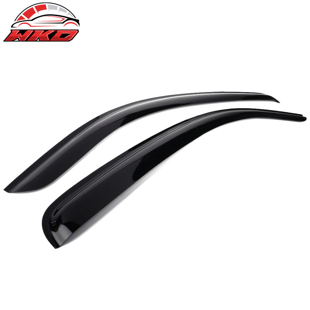 Fits 07-17 Toyota Tundra Standard Cab Acrylic Window Visors 2Pc Set