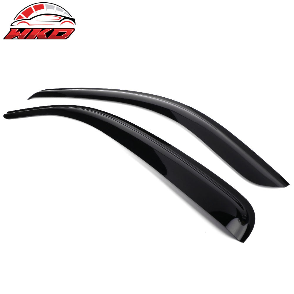 Fits 07-17 Toyota Tundra Standard Cab Acrylic Window Visors 2Pc Set