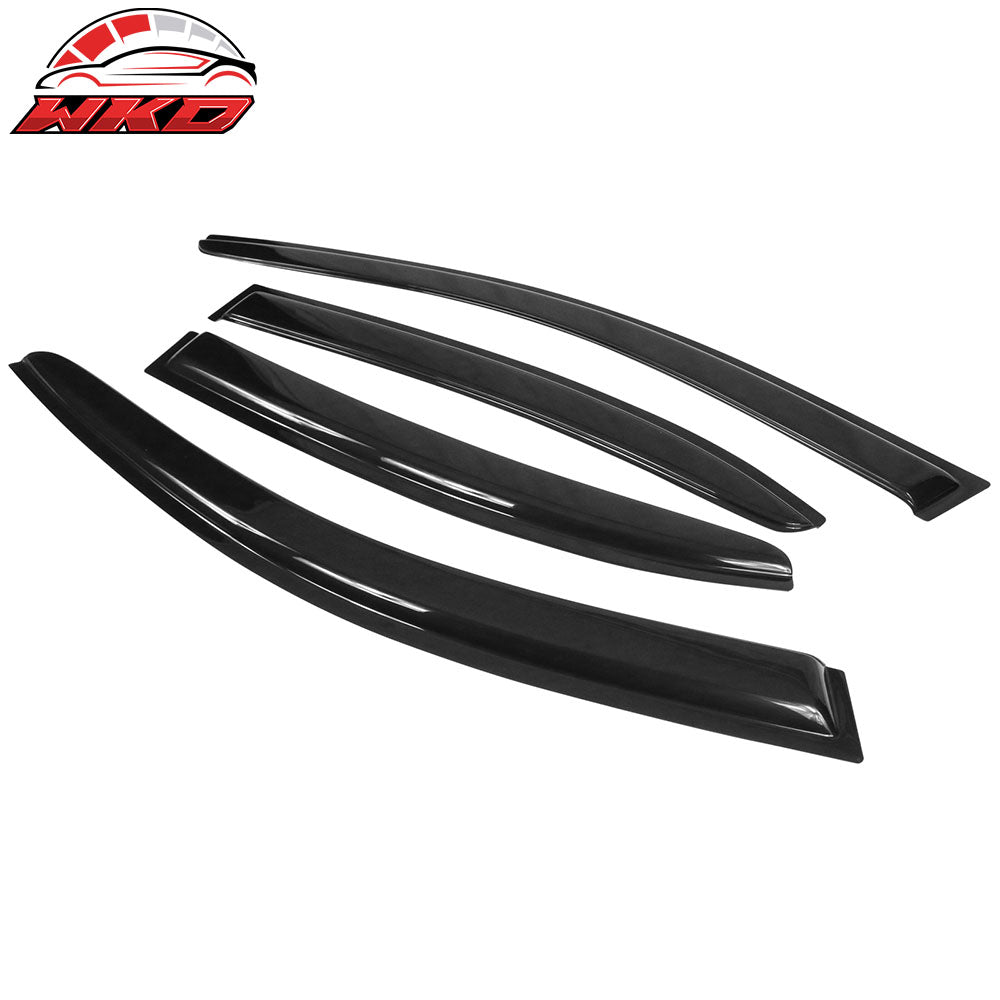 Fits 11-18 Volkswagen Jetta A6 Sedan Tape On 4PCS Window Visors Vent Rain Guard