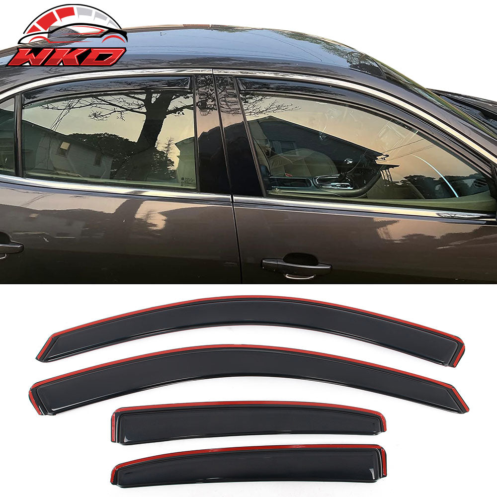 2013-15 Chevy Malibu& 16 Malibu Limited In-Channel Window Visors Deflectors | Wholesale