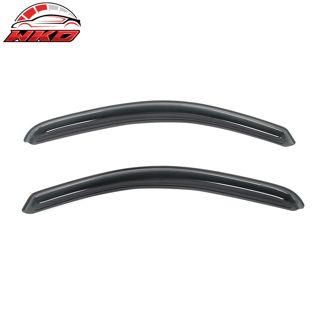 Fits 14-19 Silverado Sierra 1500 2500 HD Standard Cab Window Visors In-Channel