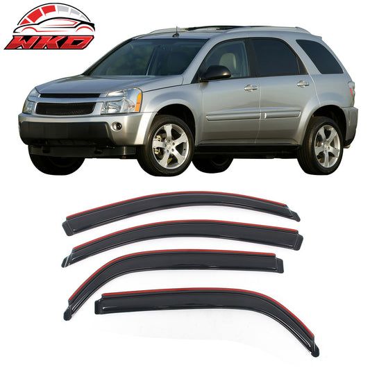 2005-09 Chevy Equinox 2006-09 Pontiac Torrent Window Visors In Channel Guards | Wholesale