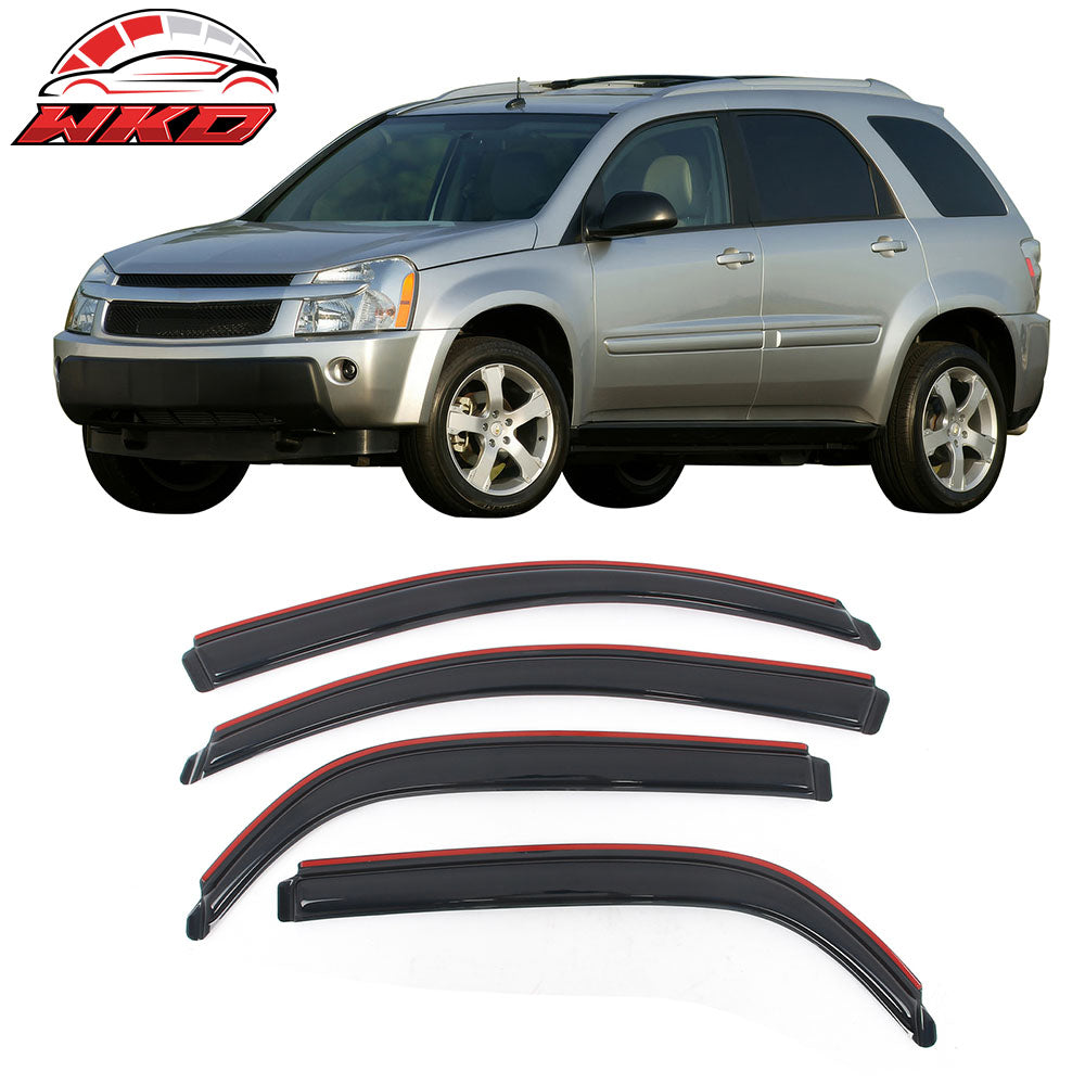 2005-09 Chevy Equinox 2006-09 Pontiac Torrent Window Visors In Channel Guards | Wholesale