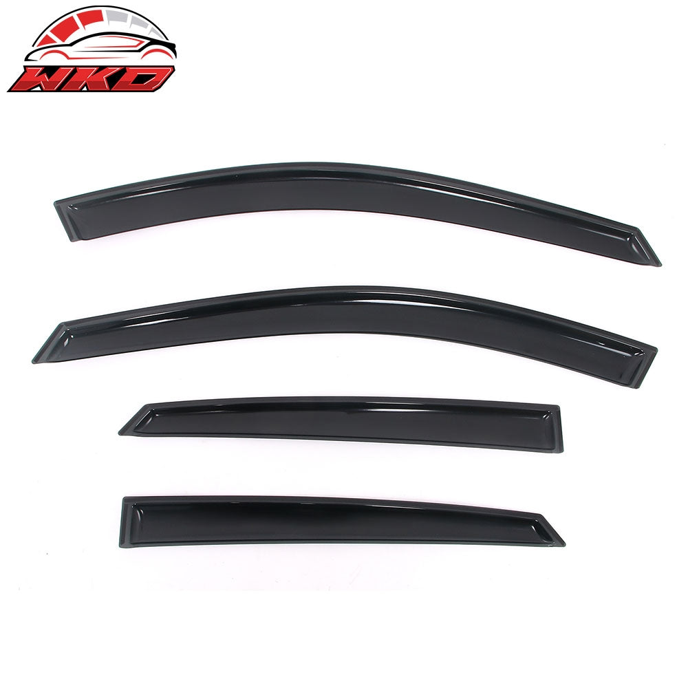 Fits 14-20 Chevrolet Impala Window Visors Acrylic In-Channel Rain Shade 4PCS Set