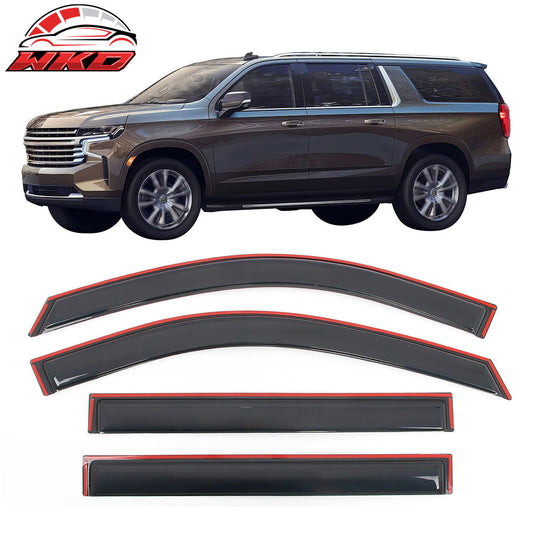 Wholesale 21-25 Chevy Suburban/GMC Yukon XL In-Channel Window Visors Rain Deflectors