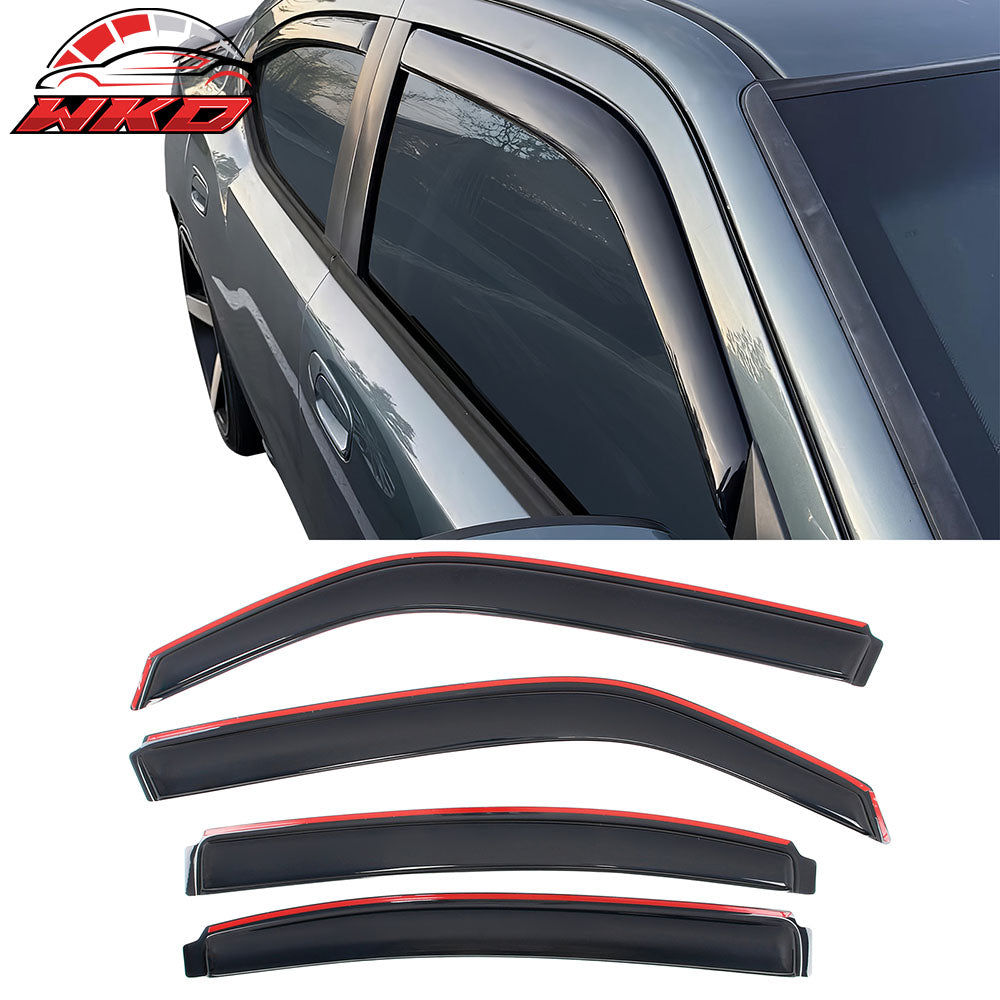 2006-10 Dodge Charger Window Visors In-Channel Deflector Acrylic Rain Guard | Wholesale