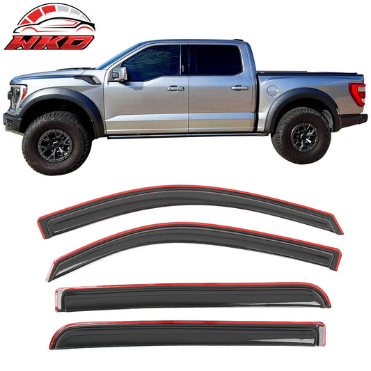 Wholesale 19-25 Dodge Ram 1500 Crew Cab In Channel Window Visors Sun Rain Guard Vent